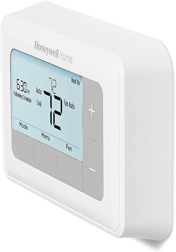Honeywell Home RTH7560E 7-Day Flexible Programmable Thermostat-Extra-Large Backlit Display, White