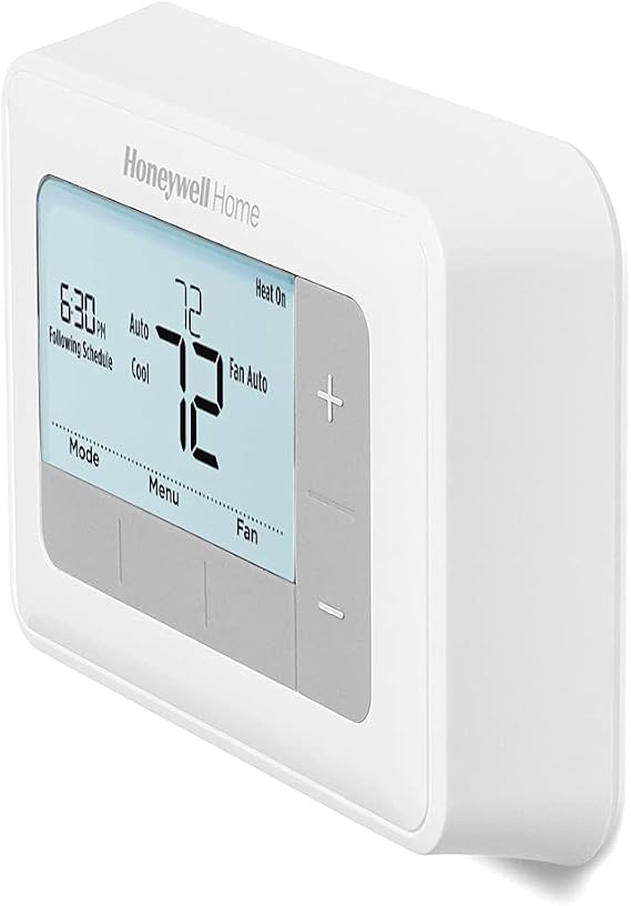 Honeywell Home RTH7560E 7-Day Flexible Programmable Thermostat-Extra-Large Backlit Display, White