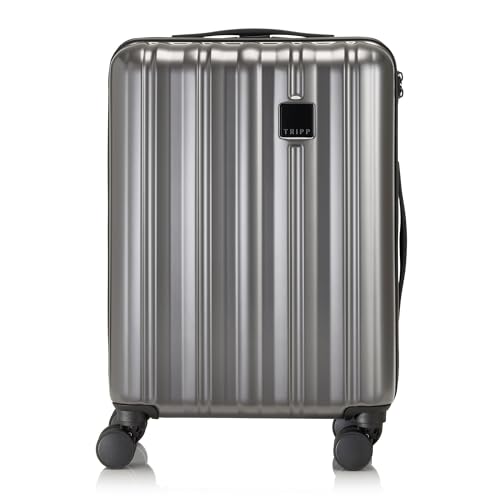 Tripp Retro Pewter Cabin Case 55x37x21cm Dual Wheel