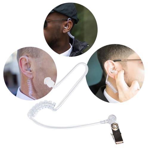 Tubo acústico HYS para evitar la pérdida de audio en auriculares de seguridad de radio 2