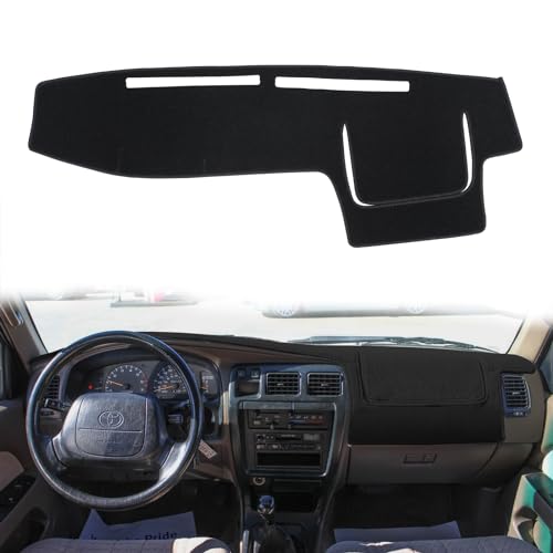 HanLanKa Dashboard Cover Mat Dash Cover Compatible with Toyota 4Runner 1996 1997 1998 1999 2000 2001 2002 Dash Board Protector Cover(Black) by HanLanKa - Used condition - US$21.99