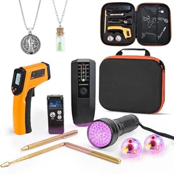 11Pcs Ghost Hunter Kit & Paranormal Equipment with Custom Case,Includes ...