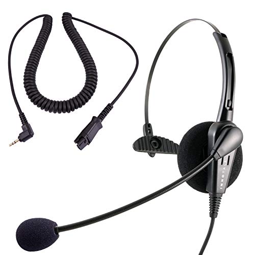 2.5mm Monaural Noise-Cancel Headset for Call Centers