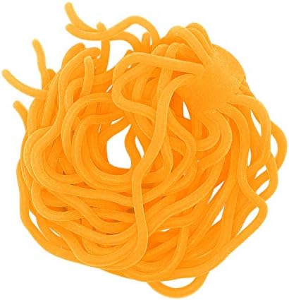 SAMSFX Fly Tying Materials Squirmy Wormy Soft Worm Lures Flie Making Assorted Colors (FI Orange)