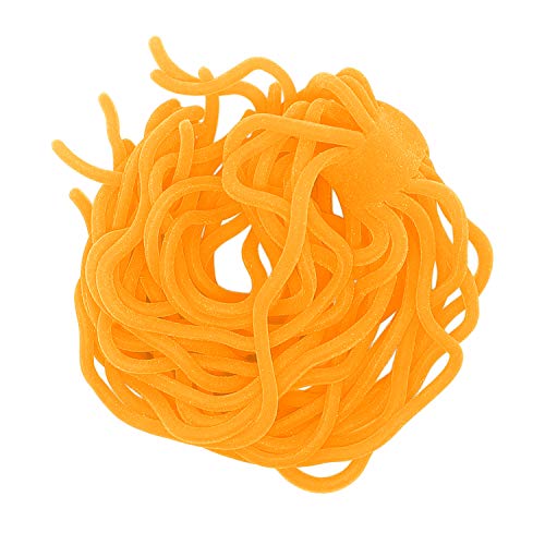 Samsfx Fly Tying Materials Squirmy Wormy Soft Worm Lures Flie Making Assorted Colors (Fi Orange) #TOP3