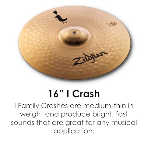 Zildjian I Family Series - Pro Gig Cymbal Pack - Ensembles de Cymbales (14"H, 16"C, 18"C, 20"R) ILHPRO Doré – vue 5