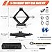 nkpyln 3 Ton (6610 Lbs) Car Jack, Universal Heavy Duty Scissor Jack, Professional Spare Tire Changing Kit with Lug Wrench, Portable Car Emergency Lift Jack Kit for Car, SUV, Sedan, Crossover