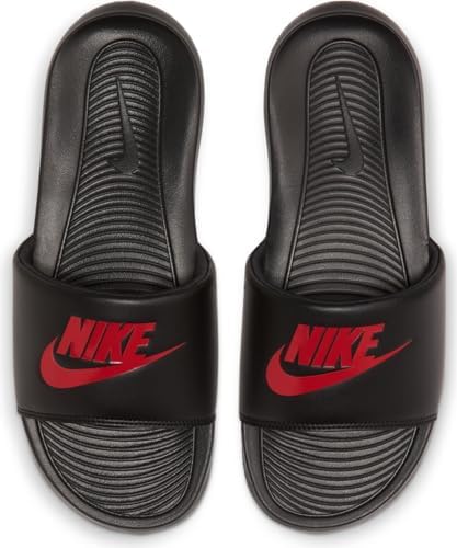 Nike Victori One Slide Mens Shoes Size 10, Color: Black/Red | Image 2