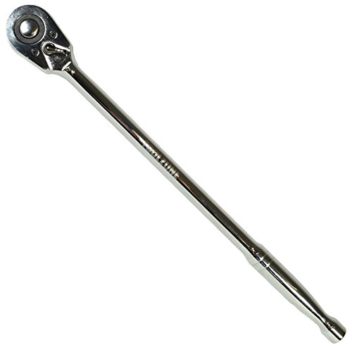 Carraca de 1/2 reversible extra larga de 380mm y llave de vaso manual 2