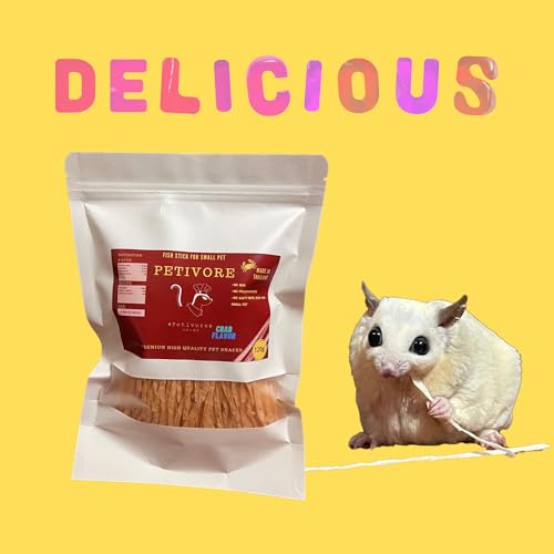Snack de pescado sabor cangrejo para mascotas pequeñas 120g miniatura 6