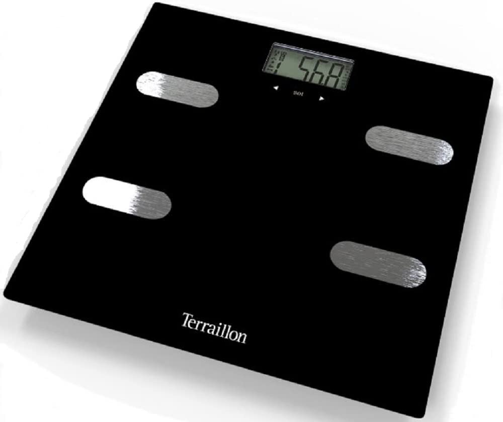 Terraillon Fitness Digital Scales Electronic Glass LCD Body Composition