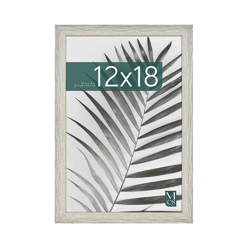 MCS Studio Gallery 12x18 Picture Frame Gray Woodgrain, Rectangle Photo Frame for Photos, Posters & Art Prints (1-Pack)