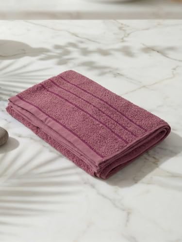 Image of Monte Carlo Essential 100% Cotton Small Bath Towel | 340 GSM Ultra Lightweight & Quick Dry | Soft Absorbent Compact Towel 60x120 cm | Bathroom Towel for Gym, Travel & Daily Use (Soho) | Chocolate