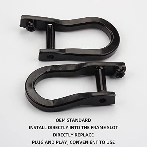 Front Tow Hooks Compatible With 2007-2019 Chevy Silverado Gmc Sierra 1500 2019 Chevy Silverado Gmc Sierra 1500 Ld Replace 84072463 #TOP4