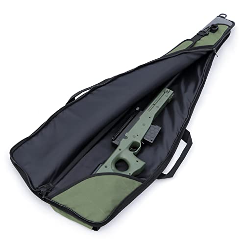 Tourbon Soft Rifle Case 48 Inches, Foldable Gun Case For Rifles, Lockable Rifle Bag, Dual Zipper, Accessory Pockets, Adjustable Shoulder Strap, Hunting Shooting Accessories #TOP3