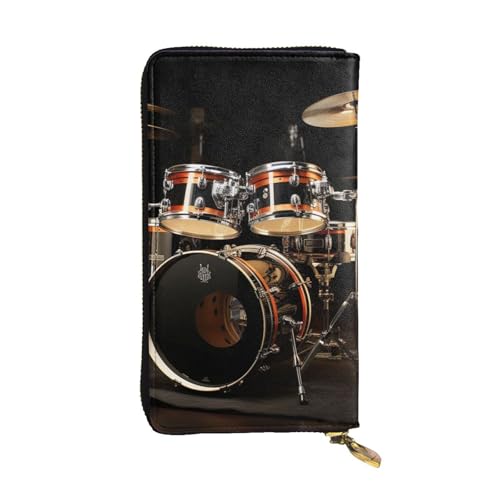 Portefeuille pour femme grande capacité portefeuille long cuir porte-cartes téléphone portable noir