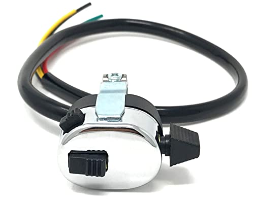 Moto Clacson & Alto/Basso Interruttore - Custom Lucas Replica - 7/8 22mm Manubrio