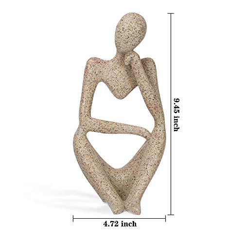 image for Trycooling The Thinker Statue Abstract Sculpture Resin Statues for Hom