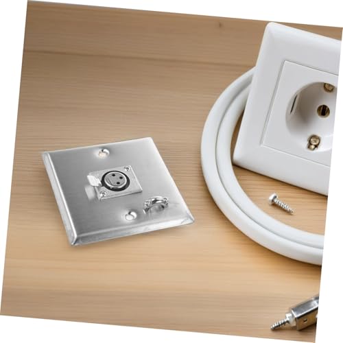 Conector XLR hembra contra ruidos en panel para sistemas de audio KTV 6