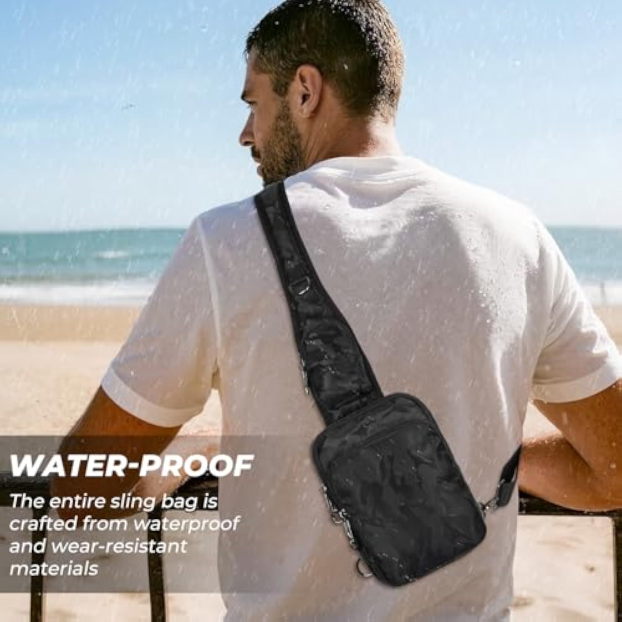 Anti Theft Sling Bag for Women, RFID Blocking Crossbody