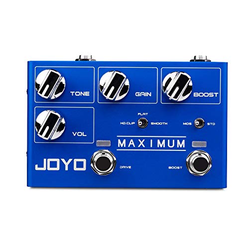Joyo Overdrive Pedals R Series Dual Channel Pedal Clean And Wild Overdrive Effect For Electric Guitar (Maximum R-05) #TOP1