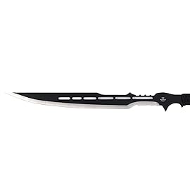 Snake Eye Tactical Fantasy Design Ninja Sword Comes with Nylon Sheath (Silver & Black)