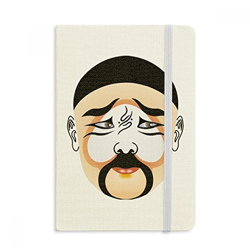Notebook Opéra de Pékin A5 carnet écriture journal intime avec couverture tissu rigide
