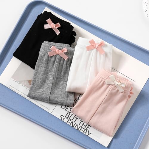 Image of Chicduo 4 Pack Girls Cartwheel Shorts Toddler Girl Bike & Summer Breathable Comfy Under Dress Shorts