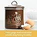 Ayesha Curry Enamel on Steel Bacon Grease Can / Bacon Grease Container - 4 Inch, Brown