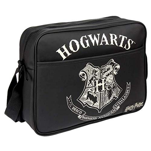 BricoLoco - Sac à bandoulière pour homme - Harry Potter Hogwarts. Sac à main pour le travail, les instituts ou la promenade Cover