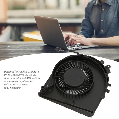 Ventilador de Resfriamento de 4 Pinos, Conector de 4 Pinos ABS Liga de Alumínio DC 5V 0,5A Ventilado