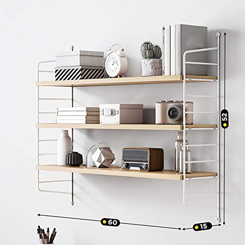 Preisvergleich Produktbild Wandregale, großer Stauraum, dreiteiliges Set für Bad, Küche und Schlafzimmer