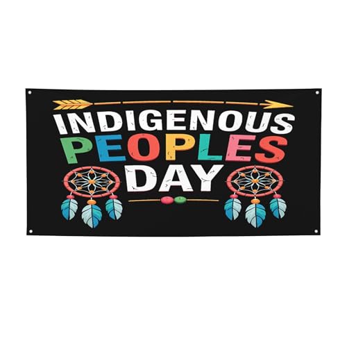 Indigenous Peoples Day Banner Native American Wall Decor