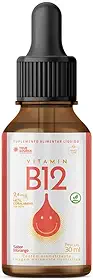 Liquid Vitamina B12 For Kids (30ml), Morango, True Source