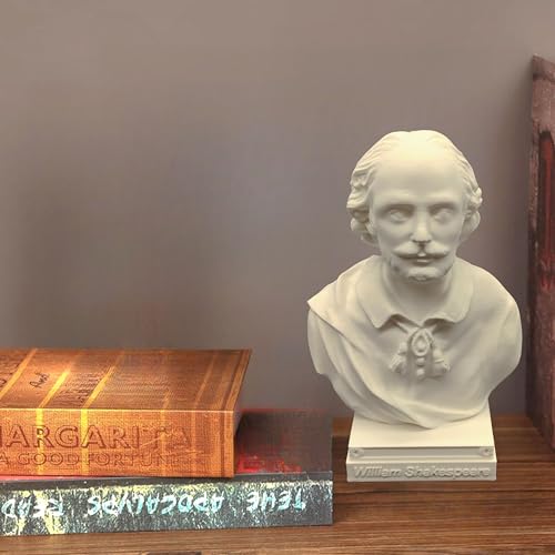 Busto de William Shakespeare 4 in Hx2.5 in Wx2 in D miniatura 5
