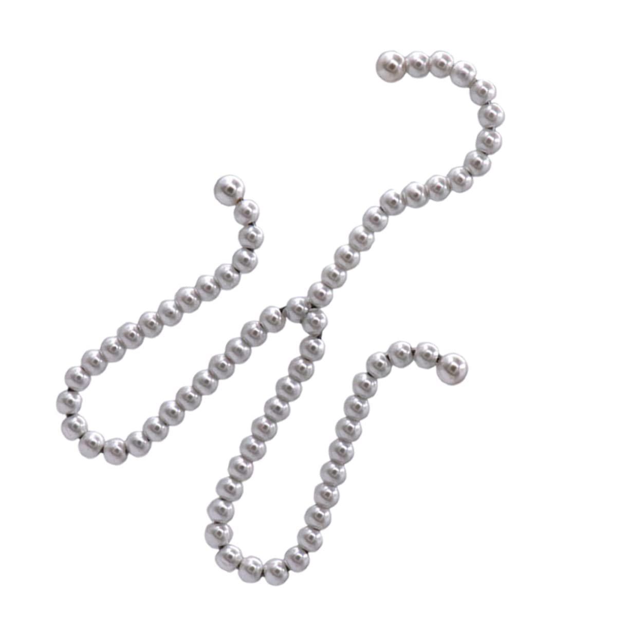 CHILDWEET Double Hooks Shoes Drying Rack Lightweight Shoe Hanger for Long Boots Faux Pearl Design Closet Organizer Prevents Slipping for Drying and Dehumidifying