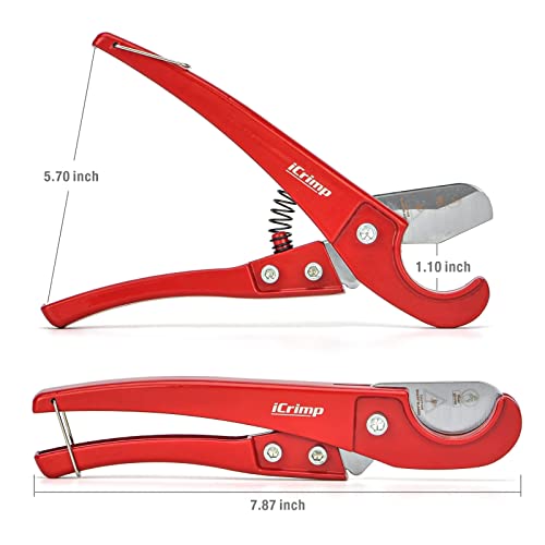 Pex Tubing Cutter For 1/8,1/4, 3/8, 1/2, 3/4-Inch Up To 1-Inch Pex Pipe Cutter #TOP4