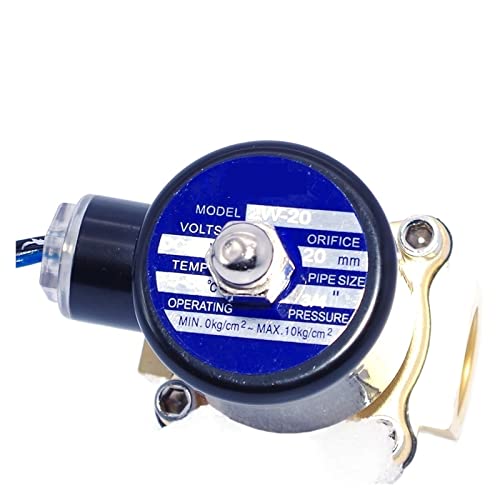 Électrovanne 12V 3/4 pouce NF de type 2W-200-20 pour eau - 6