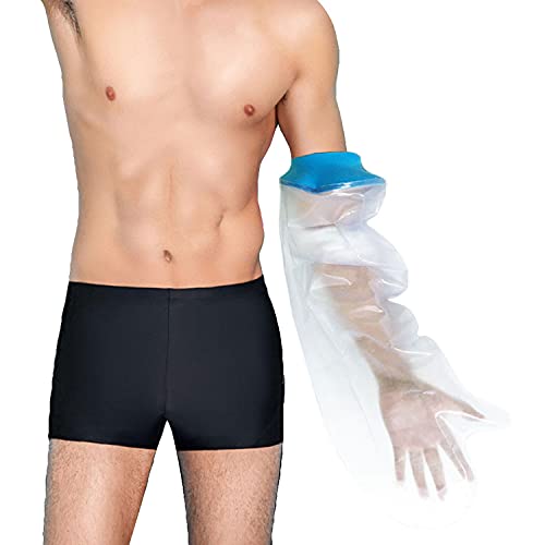 Protector de Escayola ​Impermeable, Adulto Medio Brazo Cubiertas de Yeso Impermeable para Ducha Cover