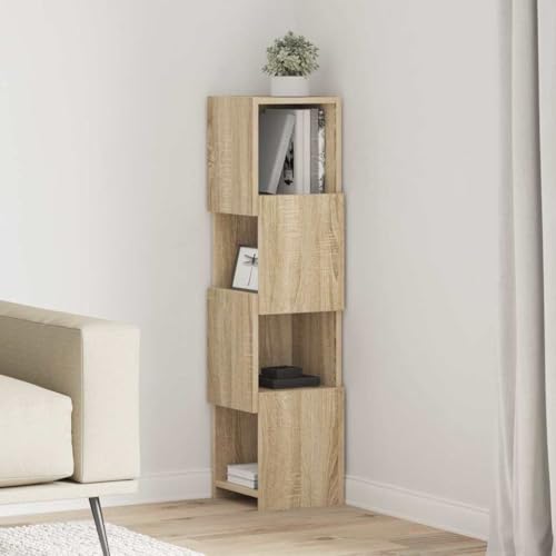 Genérico Armario de Esquina Roble Sonoma 25,5x25x102cm,Mobiliario,Armarios y Almacenamiento,Taquillas y armarios de Almacenamiento,889807