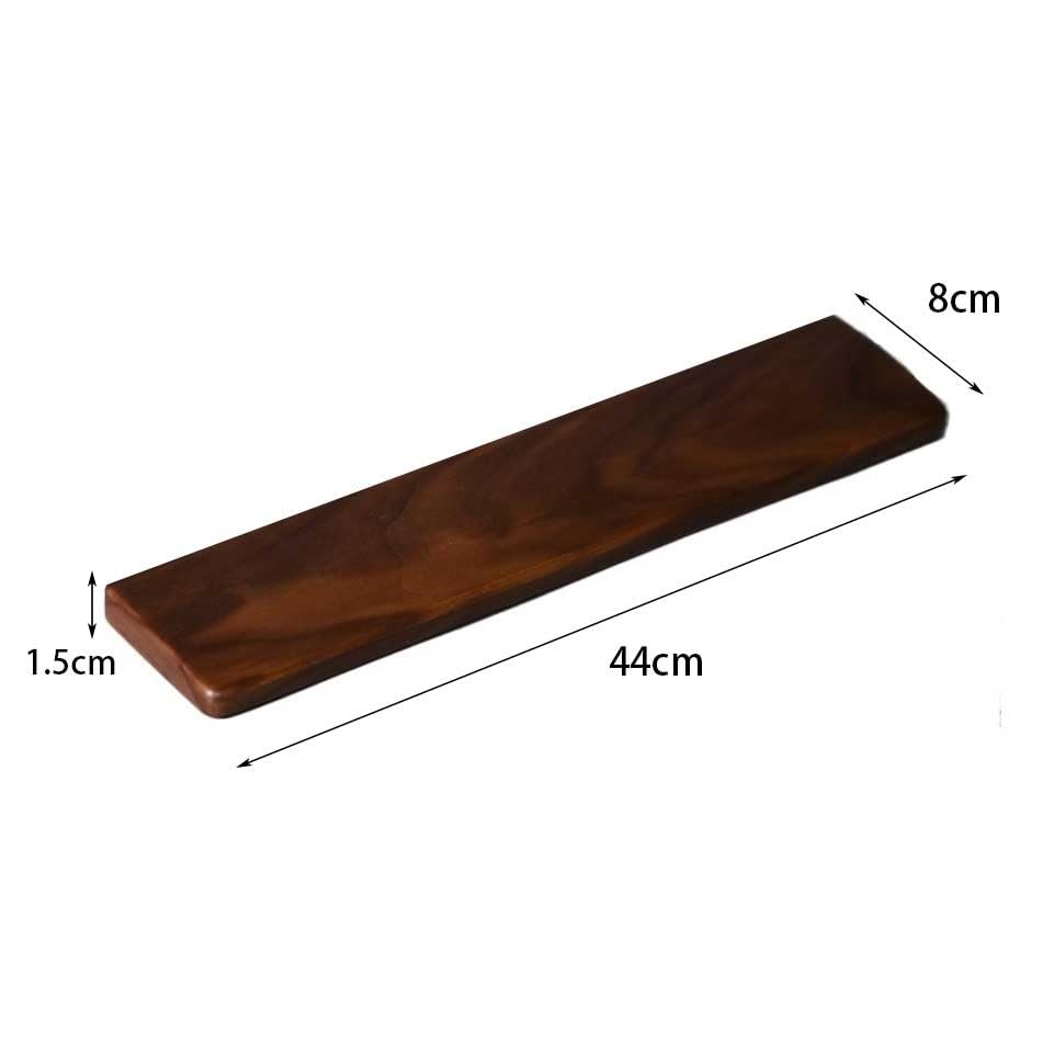 Handgelenkauflage aus Massivholz, Handauflage, bequeme Tastatur-Handgelenkstütze für Computer, Laptop, Zuhause und Büro (B, 44 cm)