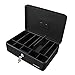 Produktbild HMF 22036-02 Geldkassette, Münzeinsatz, 6 Trennwände, individuelle Facheinteilung, 36,0 x 25,0 x 11,0 cm, schwarz