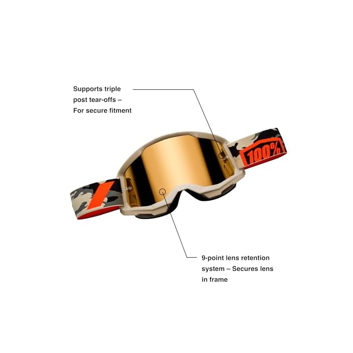 100% Strata 2 Off-Road Goggle - Image 3