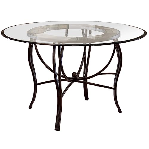 Hillsdale Furniture Dining Table, Black Gold/Slate Mosaic