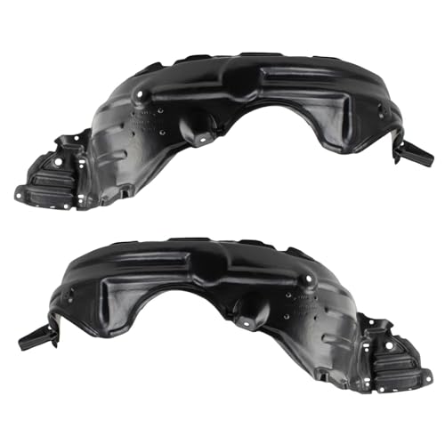 Image of TRQ Inner Fender Liner Set Compatible with 2012 Toyota Yaris TO1248168 TO1251120