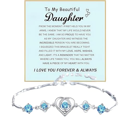 To My Daughter Infinity Forever Love Heart �u���X���b�g �L���[�r�b�N�W���R�j�A �X�e�����X�X�`�[�� My Friend �u���X���b�g From Mom ���߉\ �C���X�s���[�V���� �M�t�g �W���G���[, 2XL,