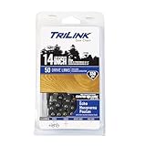 TriLink CL14350TL2 3/8 LP Semi-Chisel .043 50DL 14 in. Chainsaw Chain Compatible with/Replacement for Stihl Pole Saw HT70, HT73, HT75, HT100, HT101, HT130, HT131, HT250 R50-90PX, Black