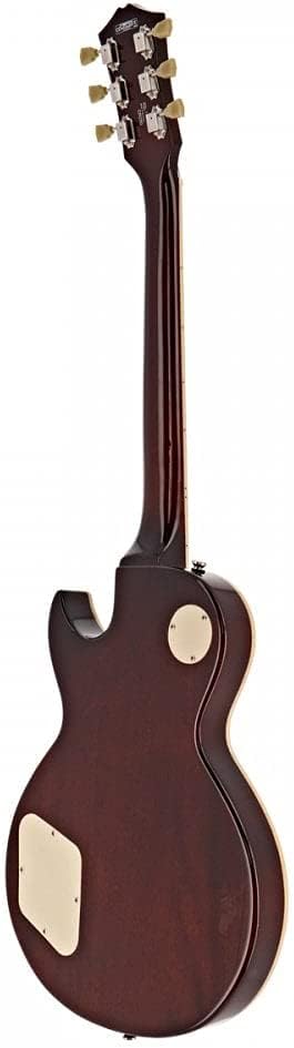 Paş view of the Cort CR250VB electric guitar, showing the mahogany neck and body.
