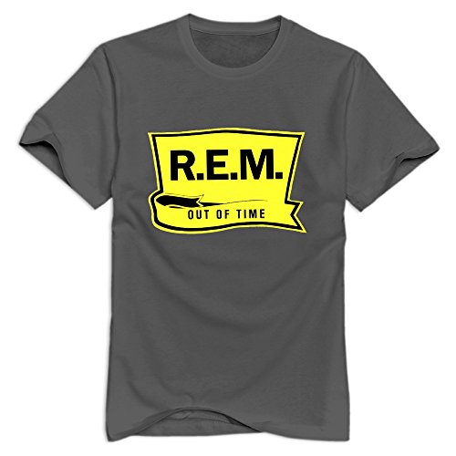 Men's Rem Out Of Time Rem Band Manga Roundneck T Shirt DeepHeathe...
