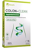 COLON-CLEAN – 15 Cápsulas | Relafit – Laboratorios MS | 100% Natural | Aloe Vera Puro Sin Aloina | Ayuda a mejorar el tránsito intestinal | Tratamiento eficaz contra el estreñimiento
